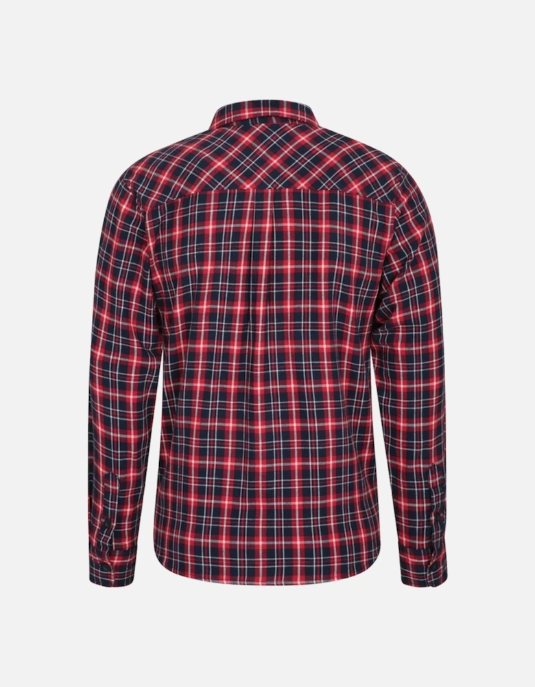 Mens Trace Flannel Long-Sleeved Shirt