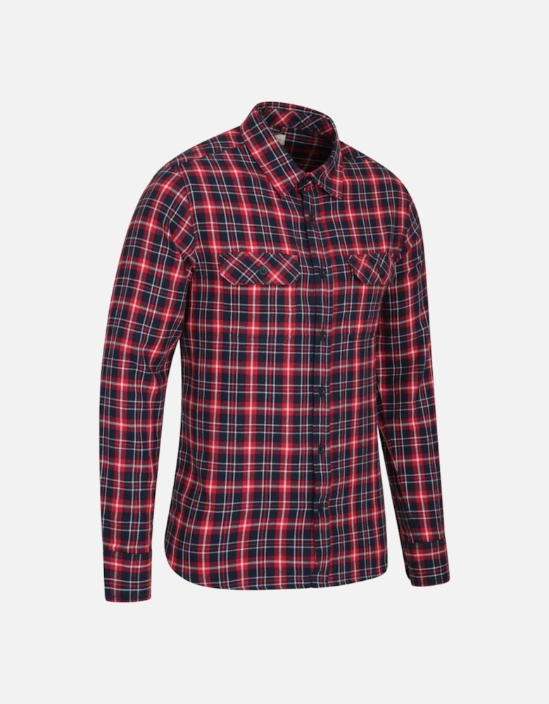 Mens Trace Flannel Long-Sleeved Shirt