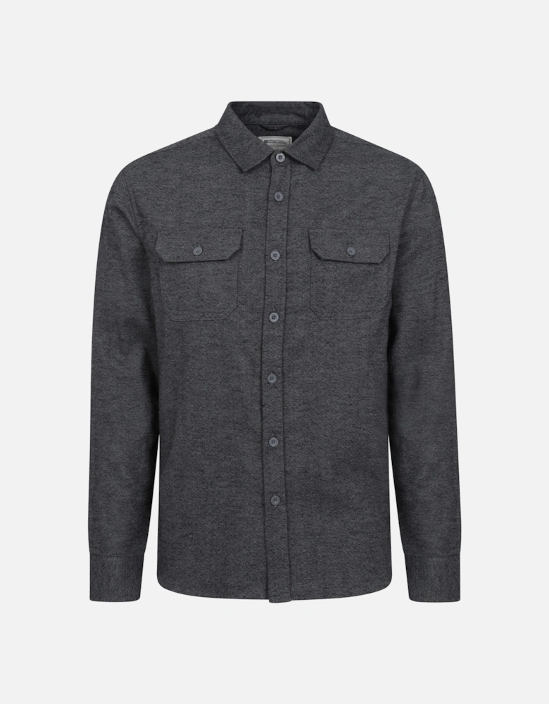 Mens Trace Flannel Long-Sleeved Shirt