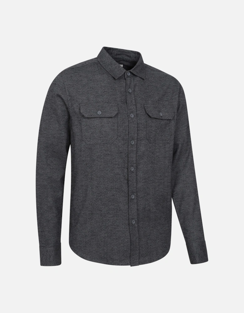 Mens Trace Flannel Long-Sleeved Shirt