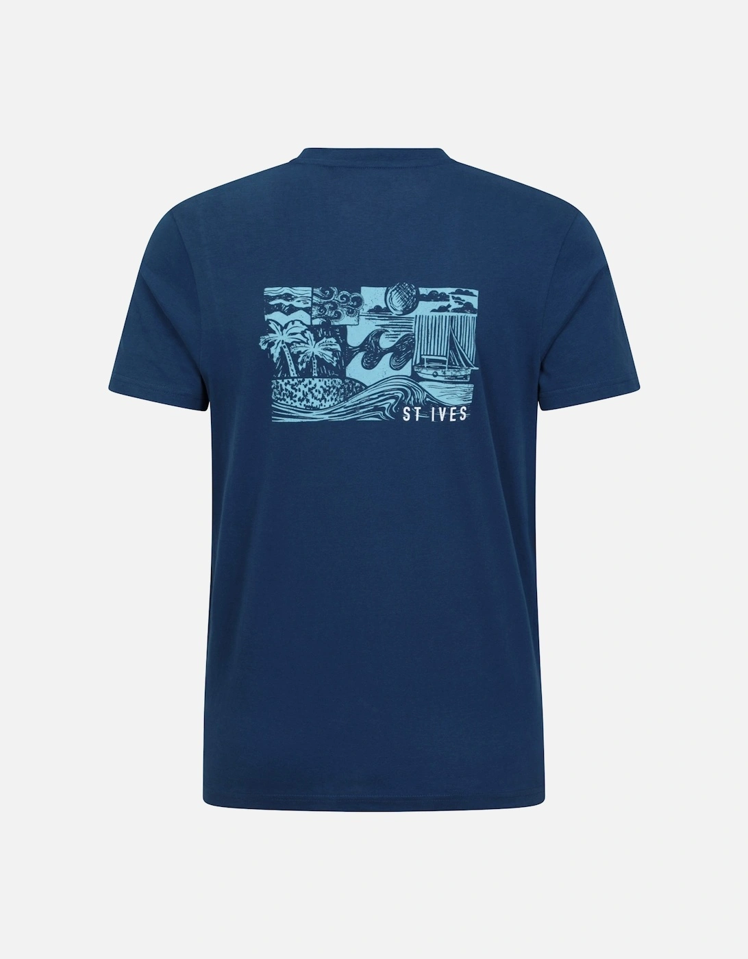 Mens St Ives Printed Organic T-Shirt