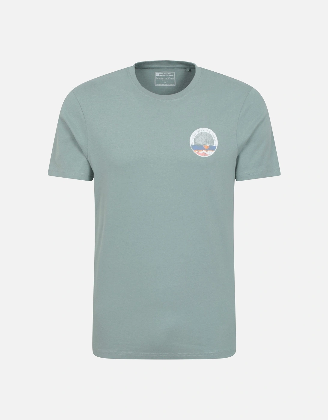 Mens Padstow Printed Organic T-Shirt, 5 of 4