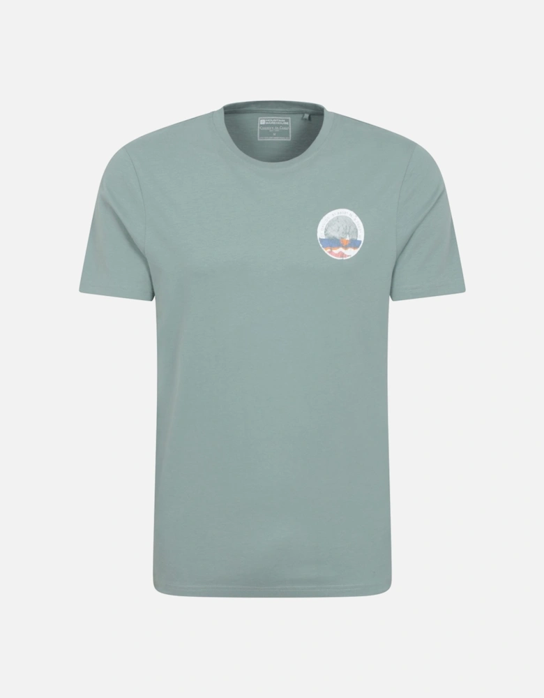 Mens St Davids Printed Organic T-Shirt