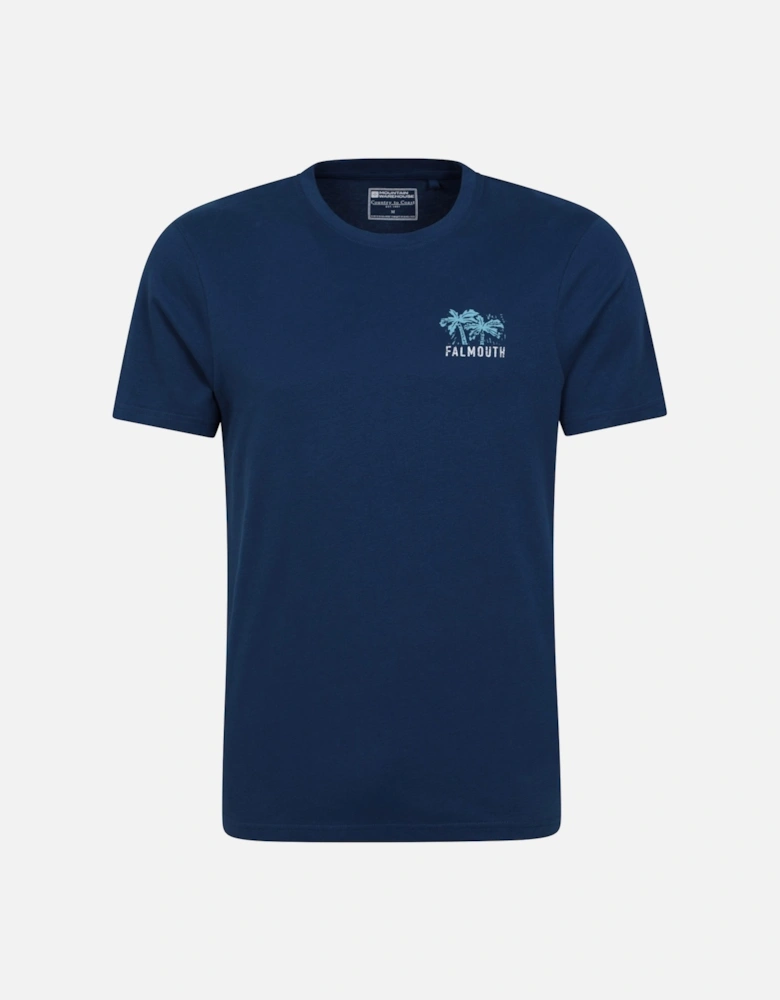 Mens Falmouth Printed Organic T-Shirt