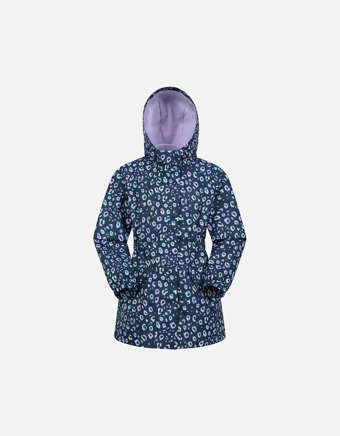 Childrens/Kids Dale Leopard Print Lightweight Waterproof Jacket, 5 of 4