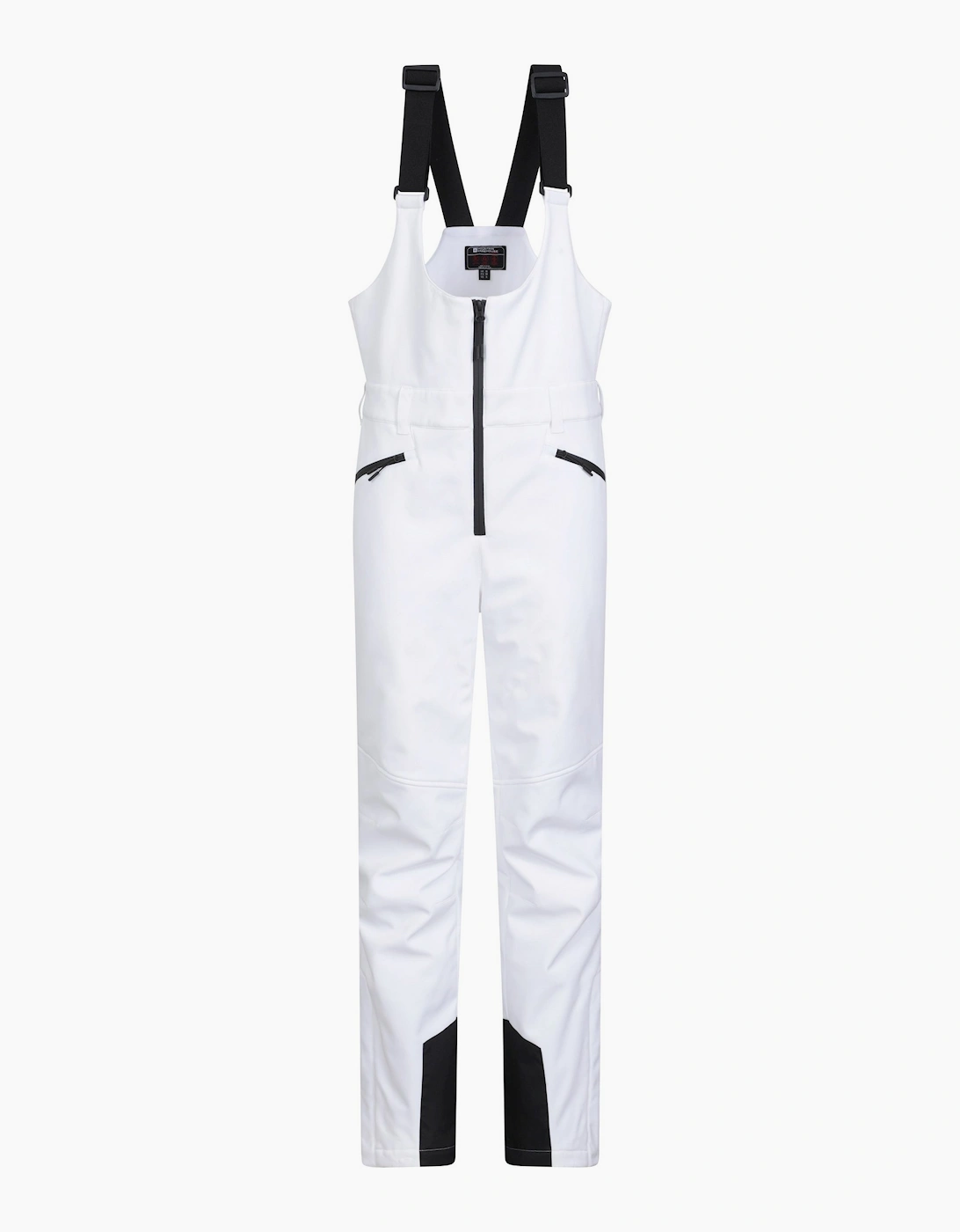 Mountain Warehouse Women's White / Recco Bibbed Ski Trousers - Size: 18 Uk