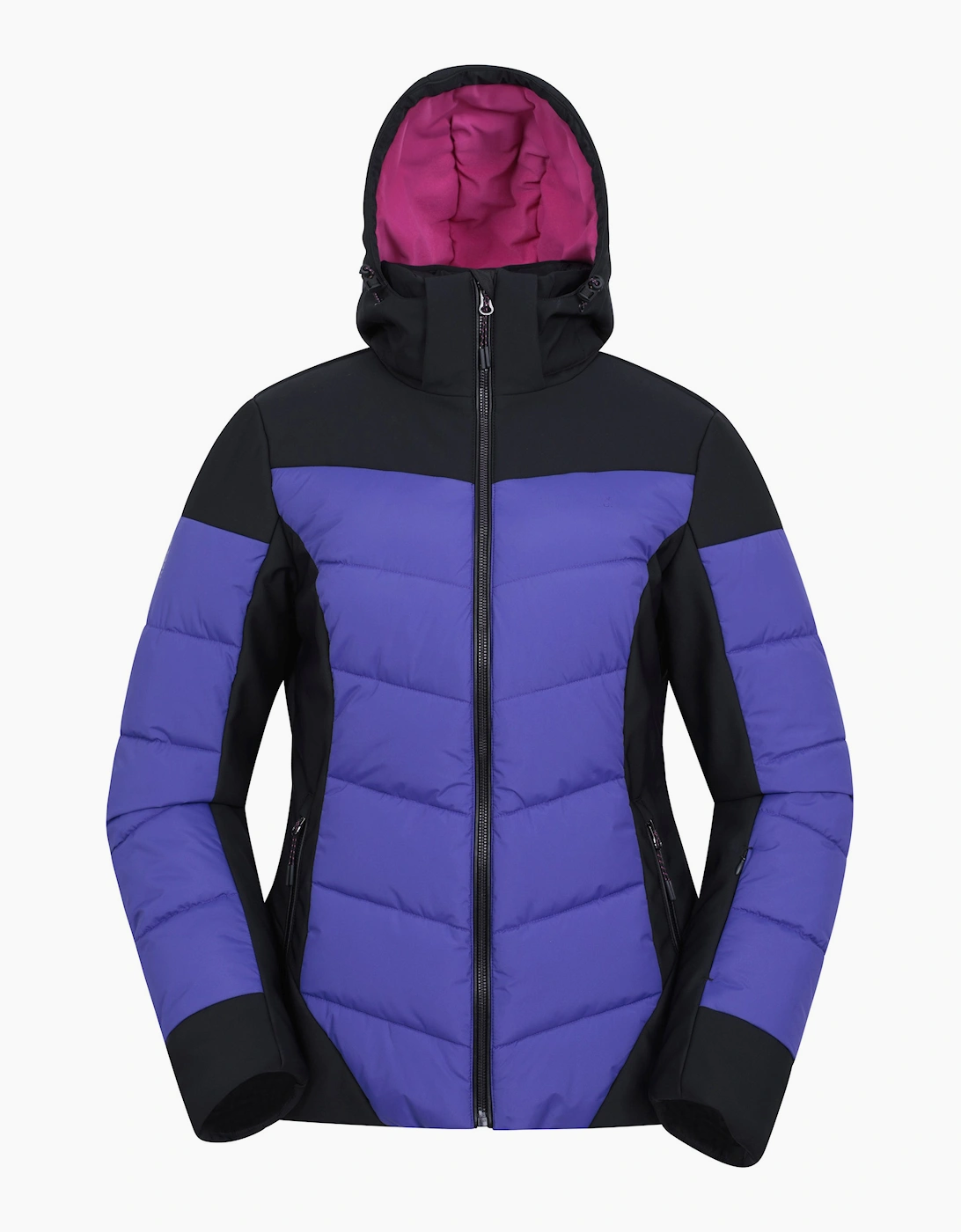 Mountain Warehouse Women's Purple / Resort Recco Padded Ski Jacket - Size: 18