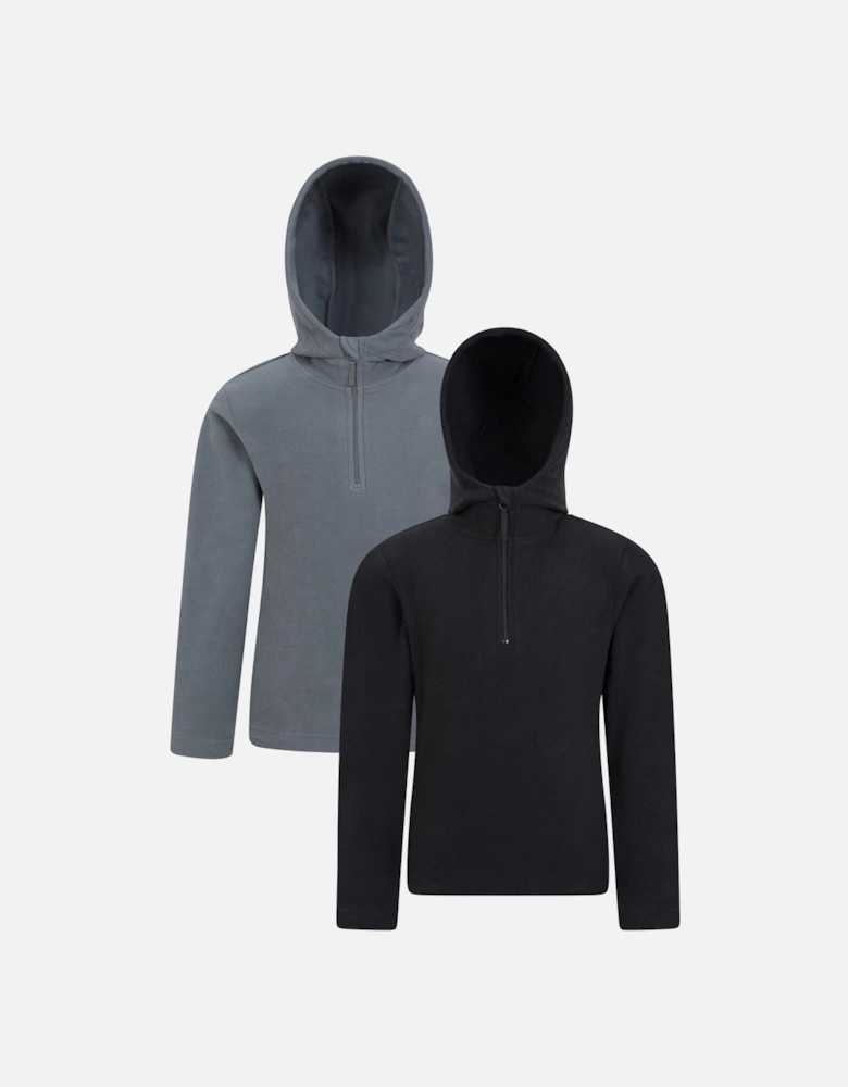 Childrens/Kids Camber Quarter Zip Hoodie (Pack Of 2)