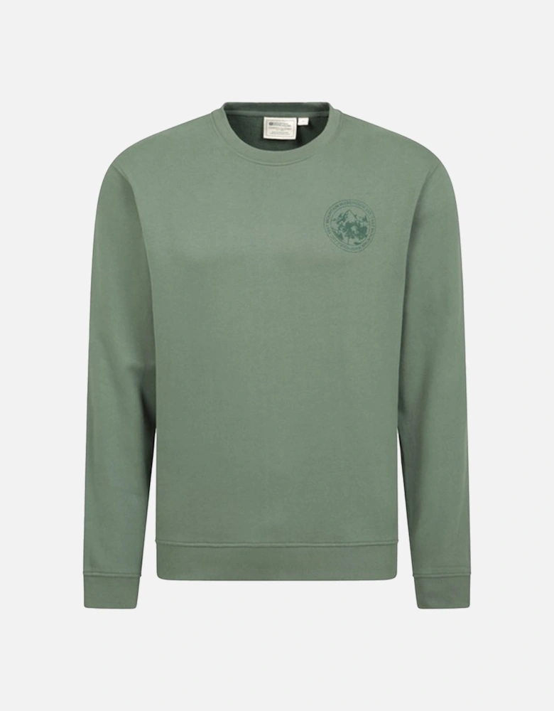 Mens Mountain Crew Neck Sweatshirt