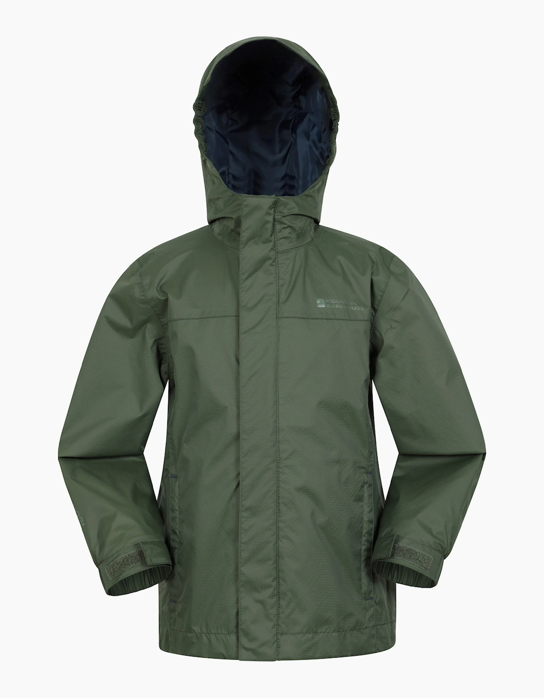 Mountain Warehouse Unisex Green Childrens/ Torrent Taped Seam Waterproof Jacket  11 Years/12 Years Size 11-12 Years Kids