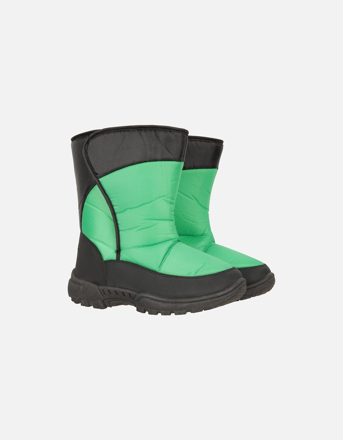 Childrens/Kids Caribou Adaptive Striped Snow Boots, 4 of 3