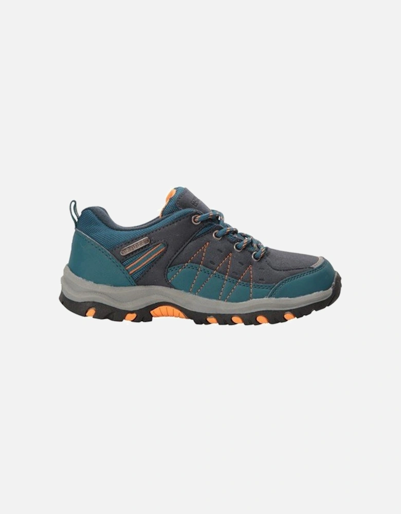 Childrens/Kids Stampede Waterproof Suede Walking Shoes