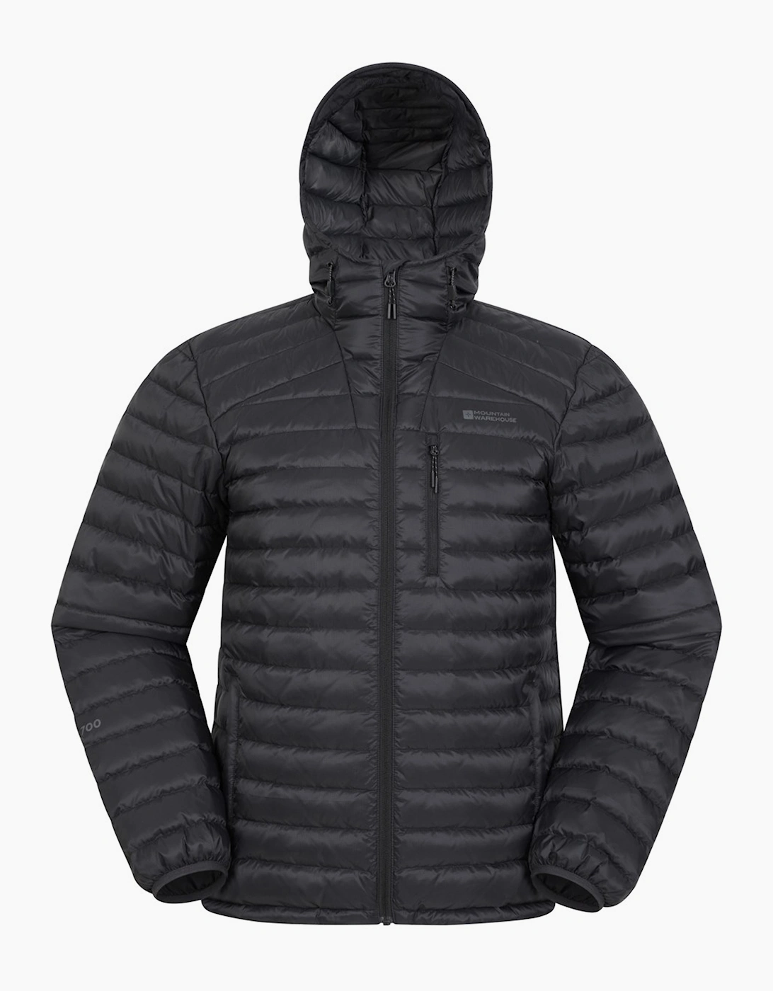 Mountain Warehouse Men's Mountain Warehouse Mens Henry II Extreme Down Filled Padded Jacket - Black
