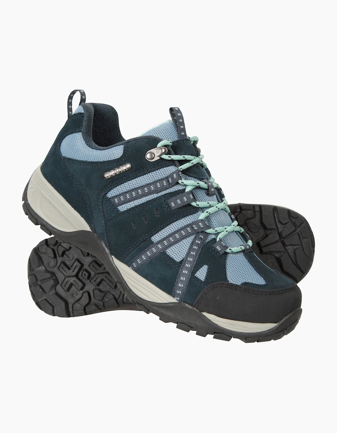 Mountain Warehouse Women's Mountain Warehouse Womens/Ladies Direction II Suede Wide Walking Shoes - Navy
