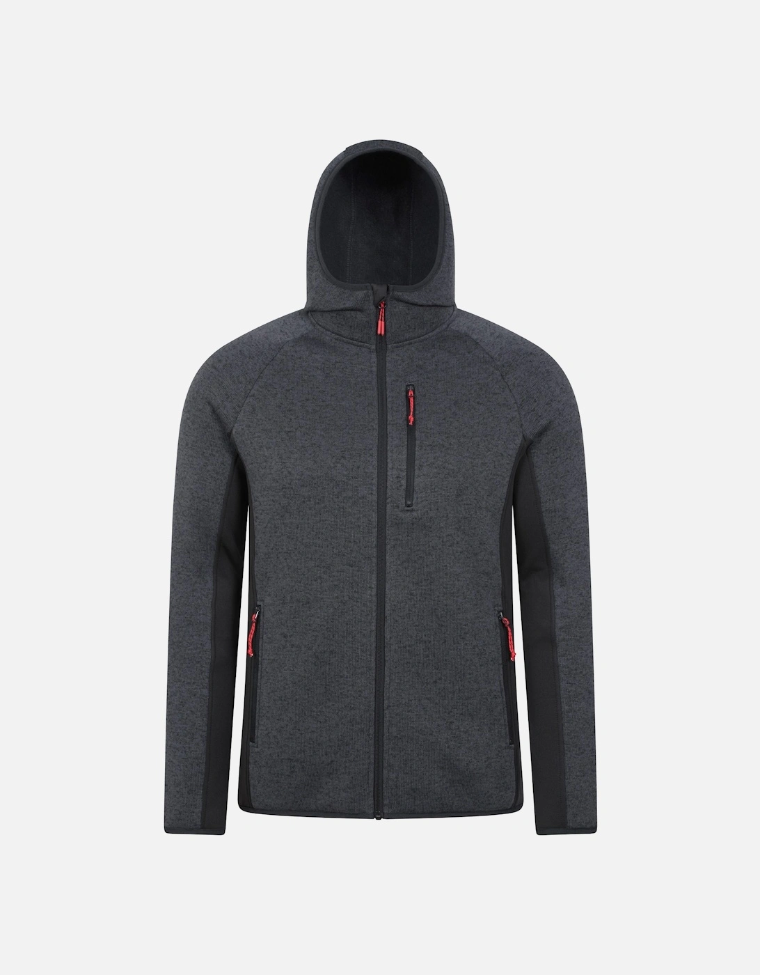 Mens Treston Fleece Hooded Hoodie, 5 of 4