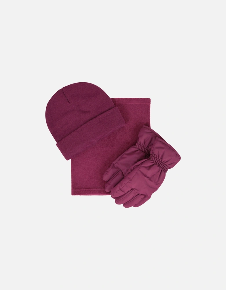 Womens/Ladies Snow Accessories Set