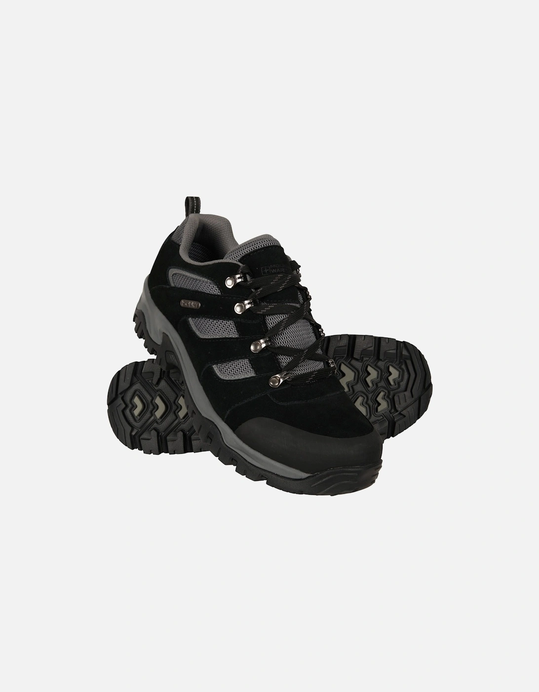 Mens Voyage Suede Waterproof Walking Shoes, 6 of 5