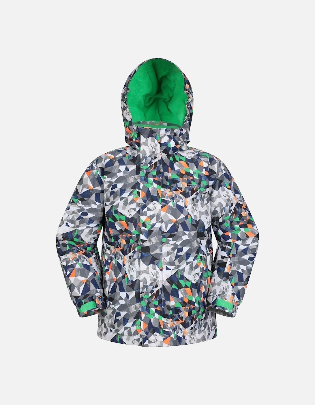 Childrens/Kids Mogal Geometric Ski Jacket, 5 of 4