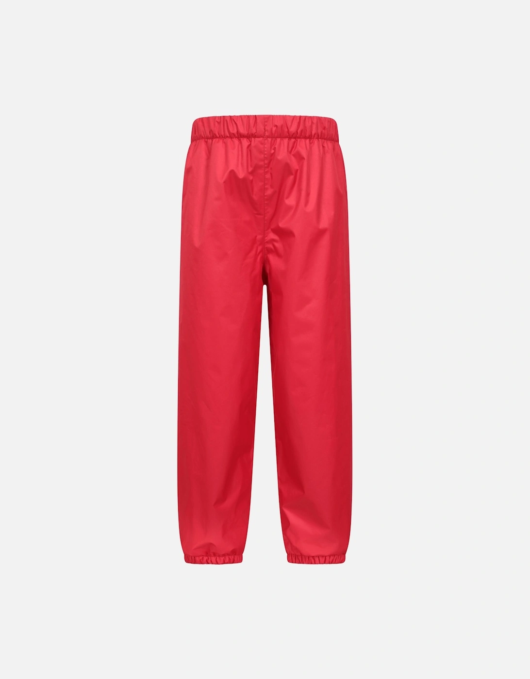 Childrens/Kids Fleece Lined Waterproof Trousers, 4 of 3
