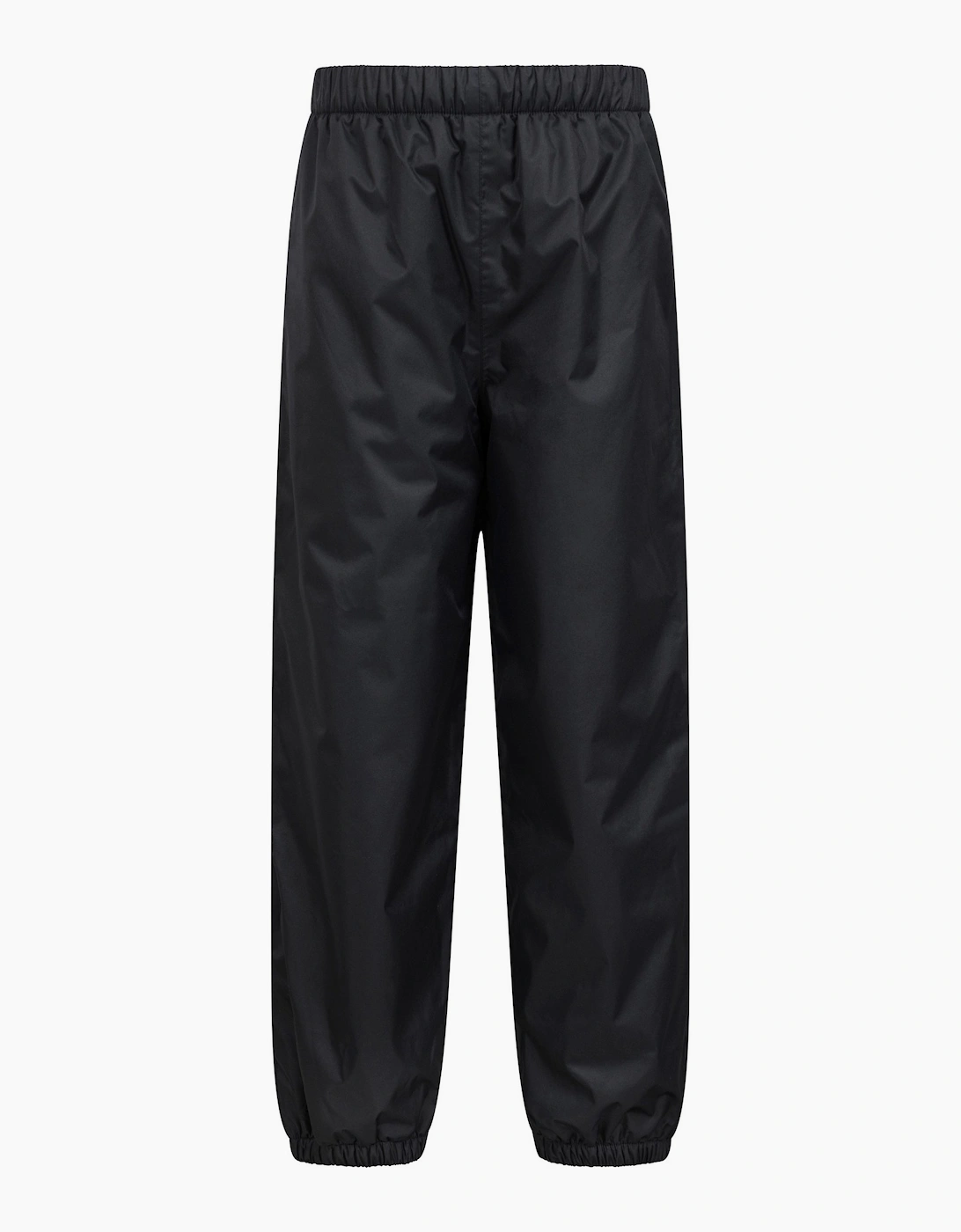 Mountain Warehouse Unisex Black Childrens/ Fleece Lined Waterproof Trousers - Size: 9 Years/10 Years Kids