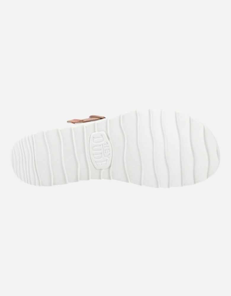 Delray Buckle Classic Womens Platform Sandals