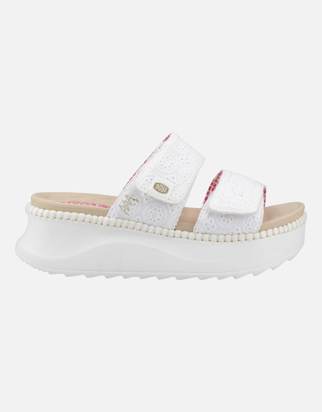 Delray Slide Eyelet Somens Platform Sandals