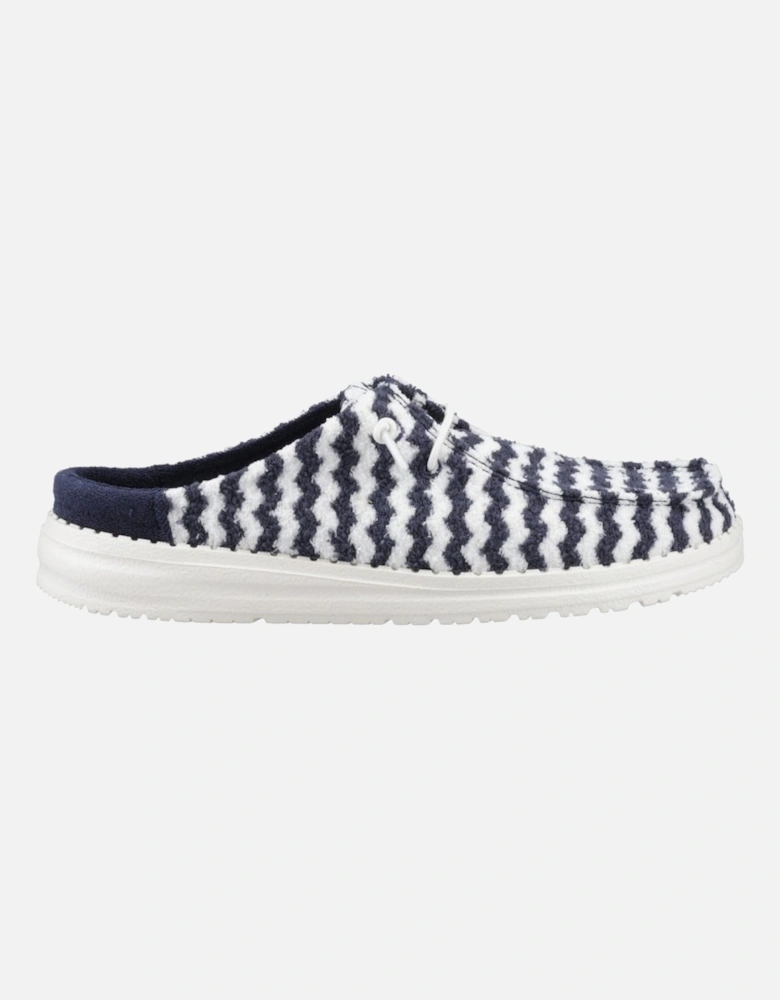 Wendy Slip Terry Strip Womens Mules