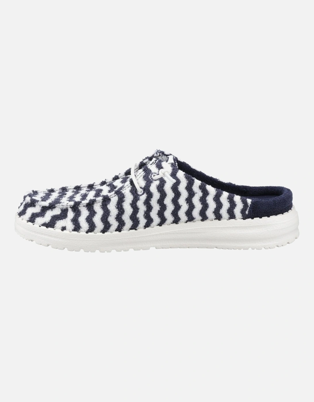 Wendy Slip Terry Strip Womens Mules