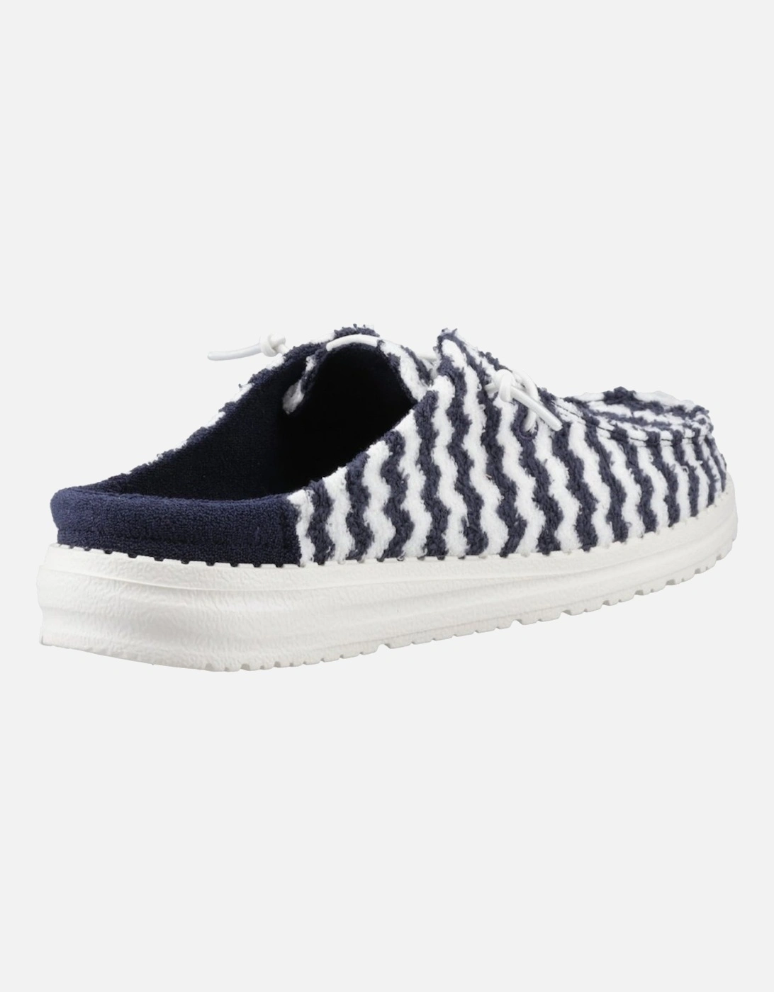 Wendy Slip Terry Strip Womens Mules