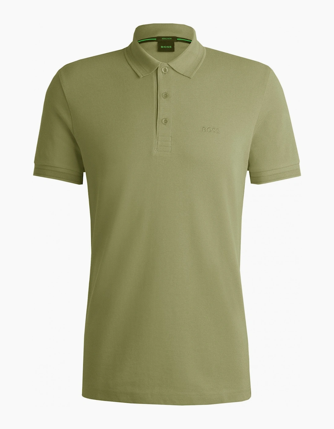 Men's Hugo Boss Beige/ Khaki Paddy Polo Shirt - Tan/Tan - Size: 40