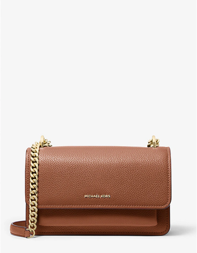 Claire Large Pebbled Leather Convertible Shoulder Bag