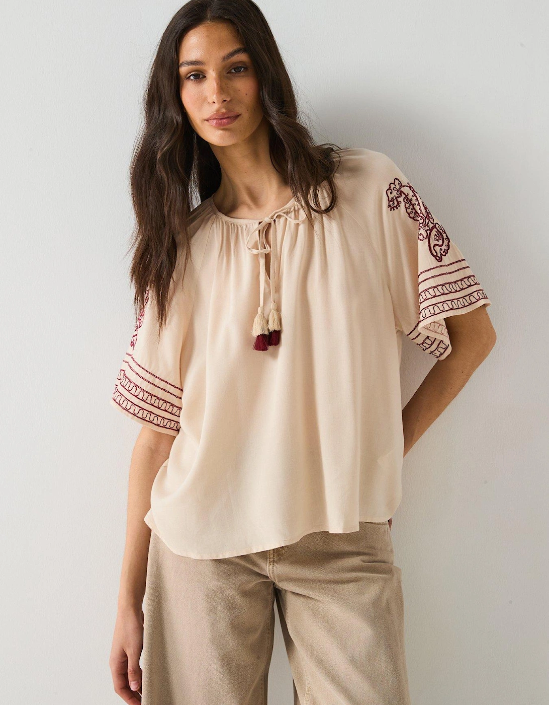 Risso Life Bianca Long Sleeve Top - Multi, 2 of 1