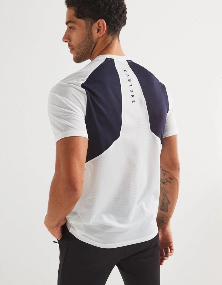 Mens Training Apex Aeromesh 1/2 Zip - White