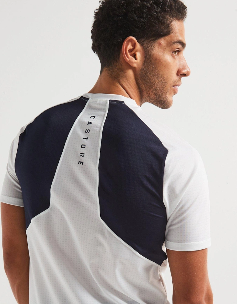 Mens Training Apex Aeromesh 1/2 Zip - White