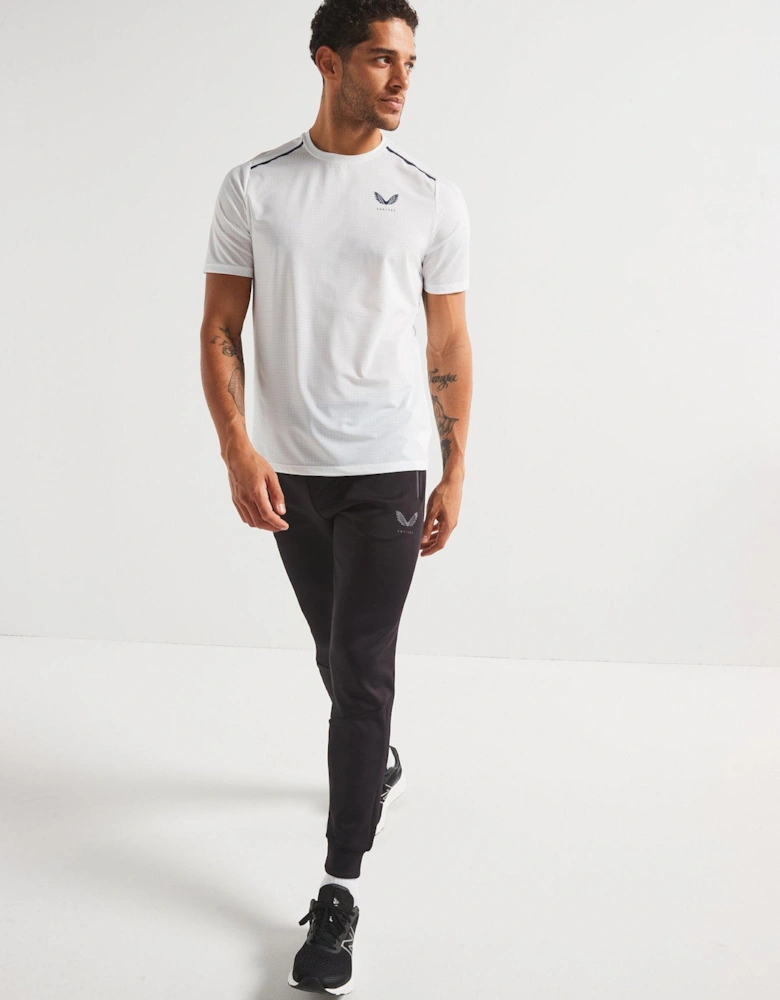 Mens Training Apex Aeromesh 1/2 Zip - White
