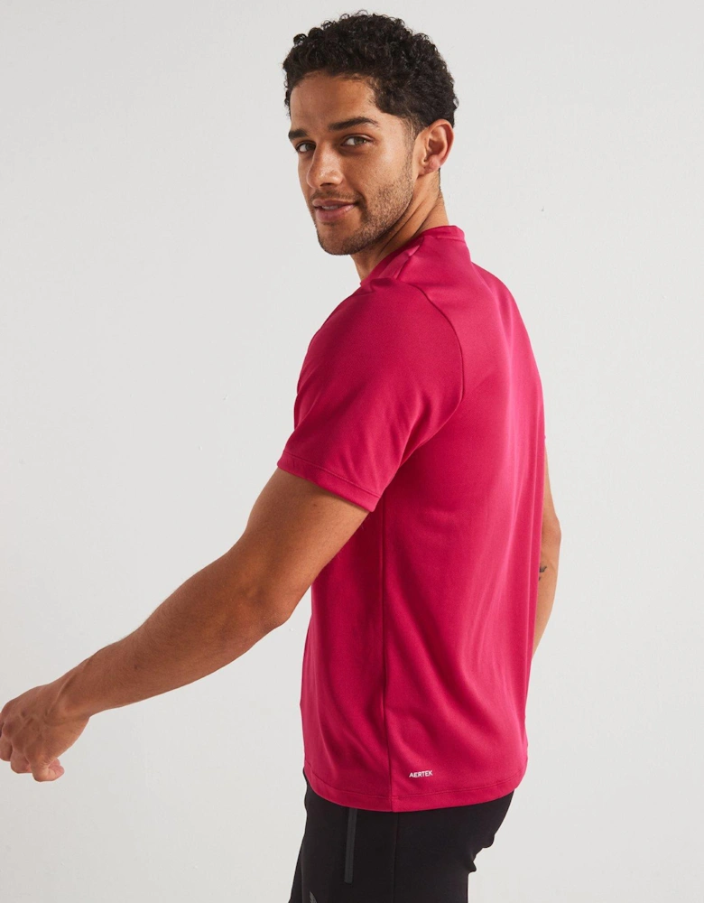 Mens Training Adapt Graphic T-Shirt - Pink