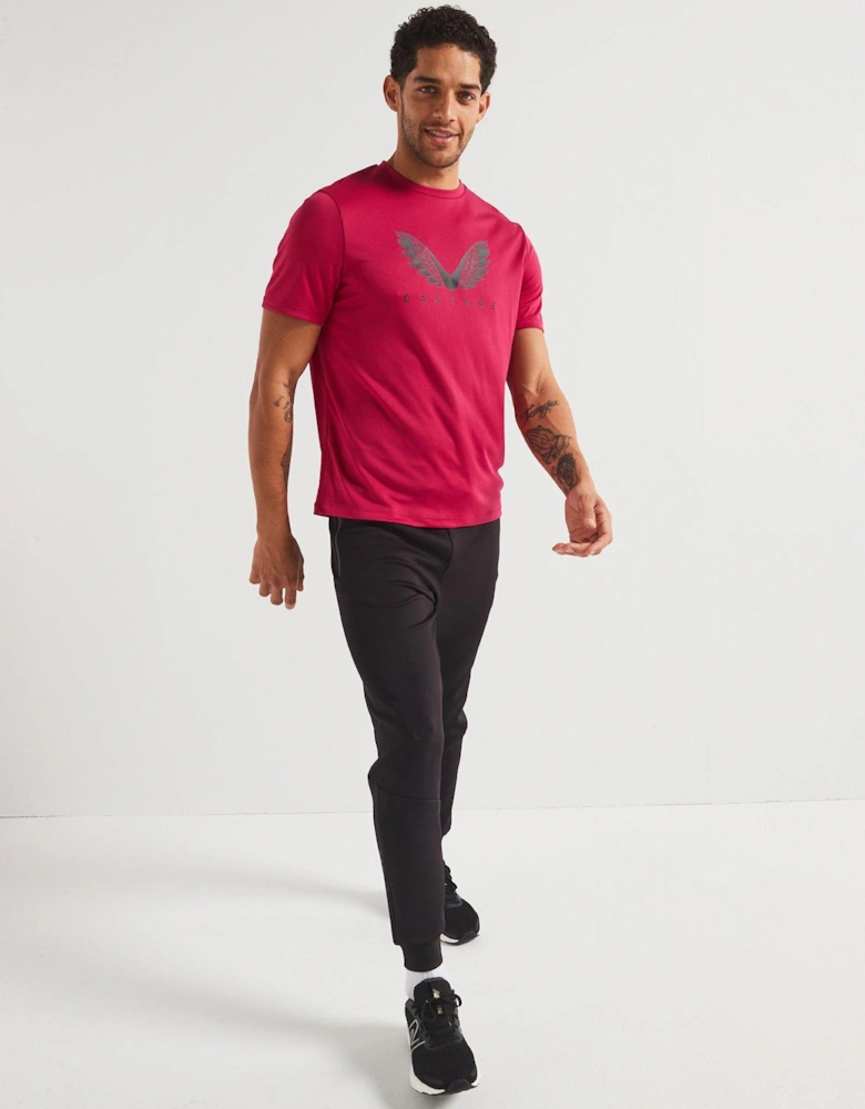 Mens Training Adapt Graphic T-Shirt - Pink