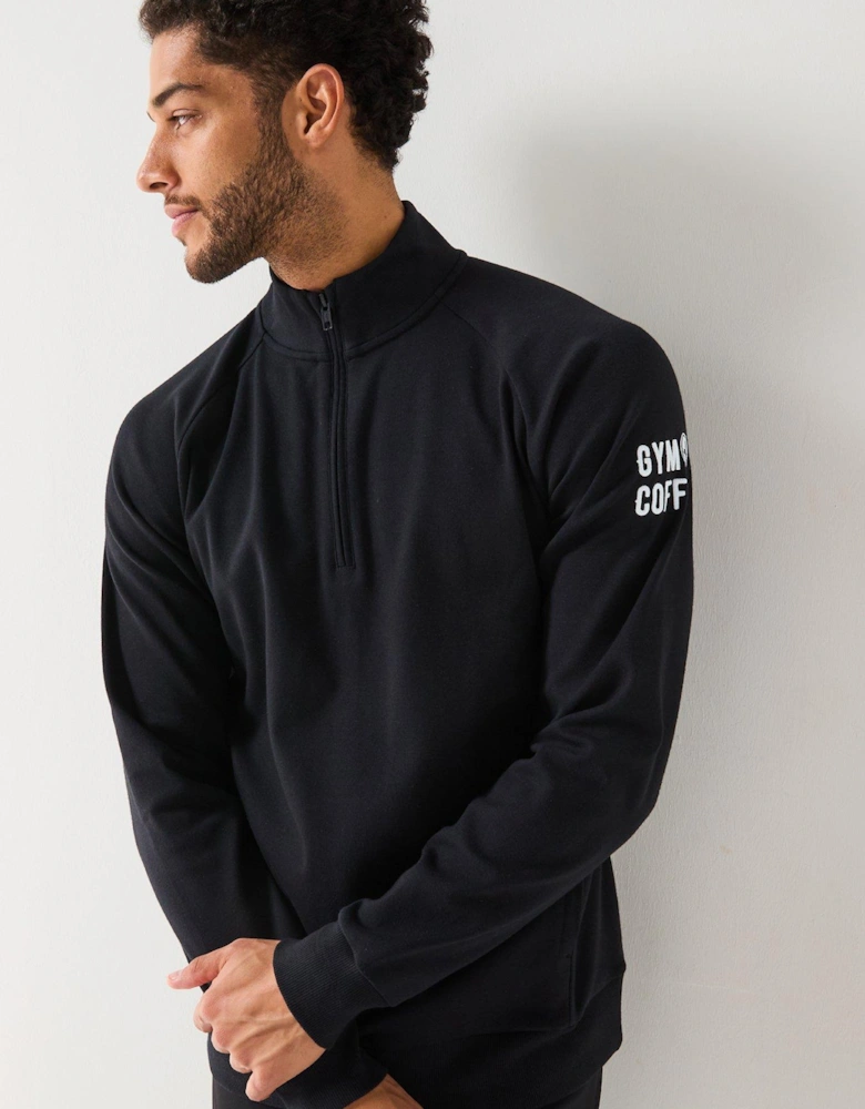 Men's Training Chill Half Zip - Black