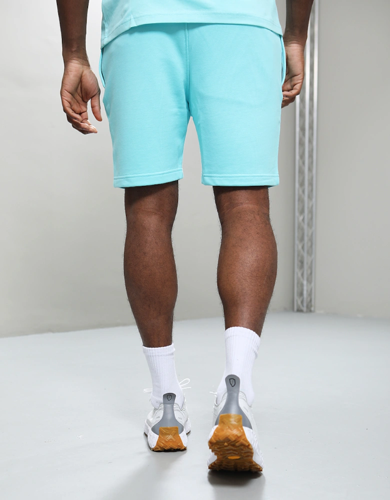 Siren Cotton Jersey Short - Aqua