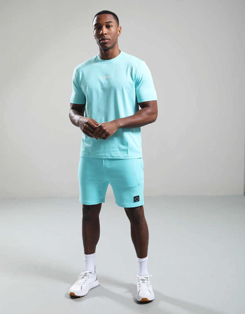Siren Cotton Jersey Short - Aqua