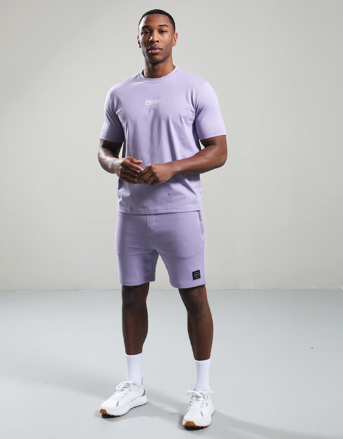 Siren Cotton Jersey Short - Lavender