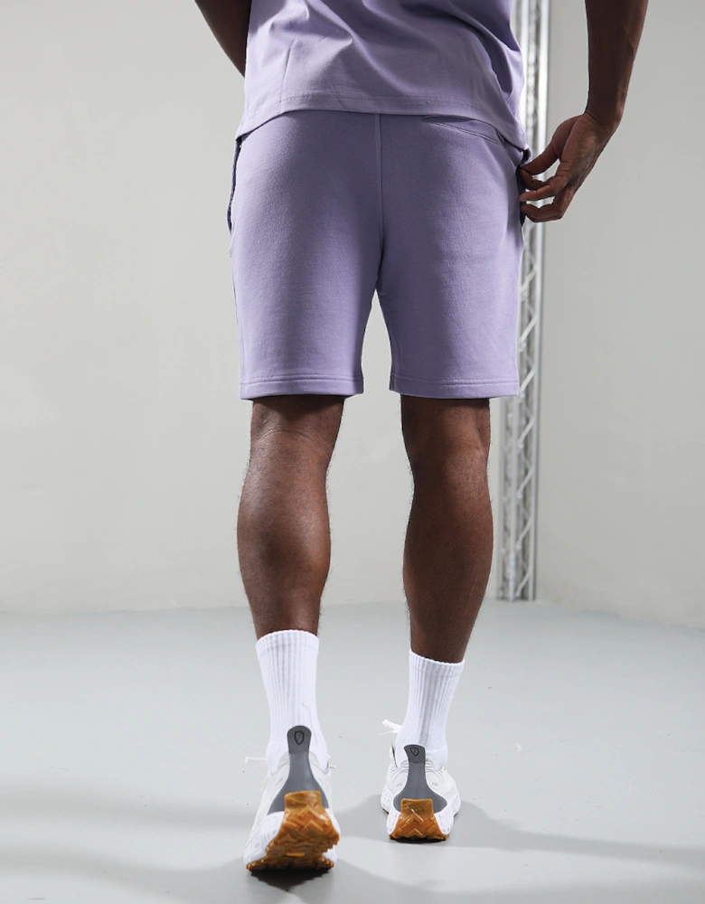 Siren Cotton Jersey Short - Lavender