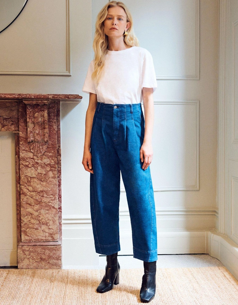 Waverley Horseshoe Denim Trousers - Blue