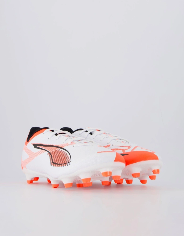 Mens Ultra 5 Play Firm Ground Football Boots - White