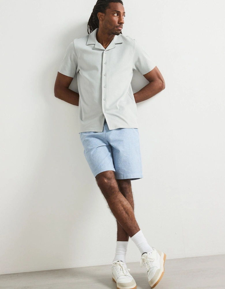 Interlock Jersey Shirt - Light Grey