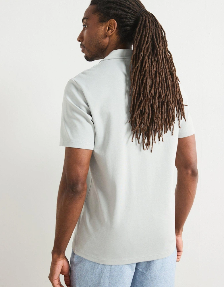 Interlock Jersey Shirt - Light Grey