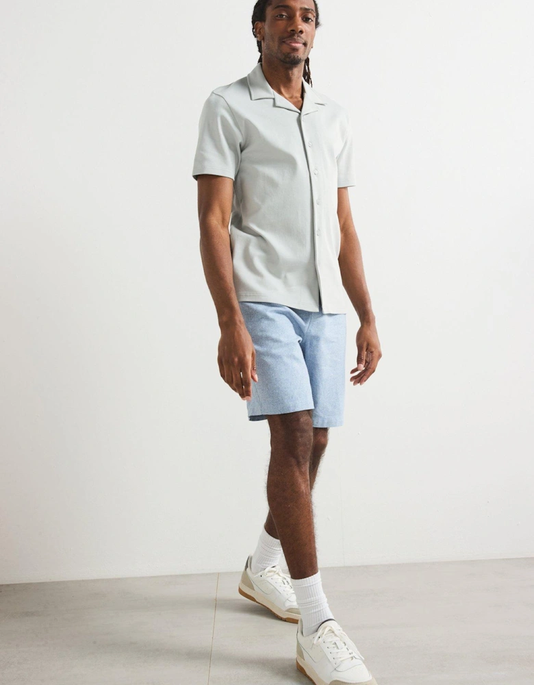 Interlock Jersey Shirt - Light Grey