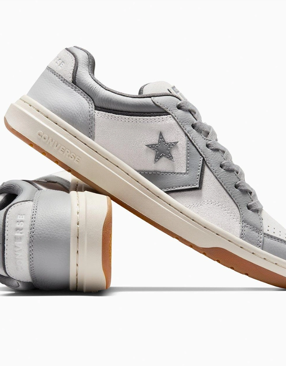 Men's Pro Blaze Classic Leather Trainers - Grey
