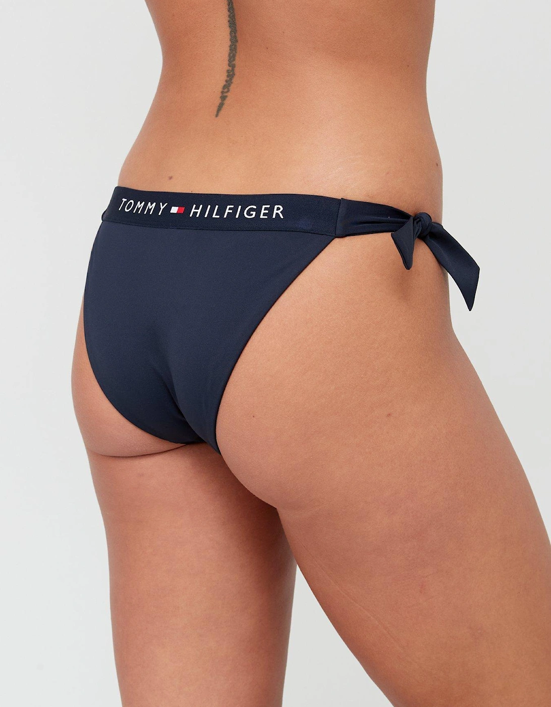 Original Side Tie Cheeky Bikini Brief - Navy