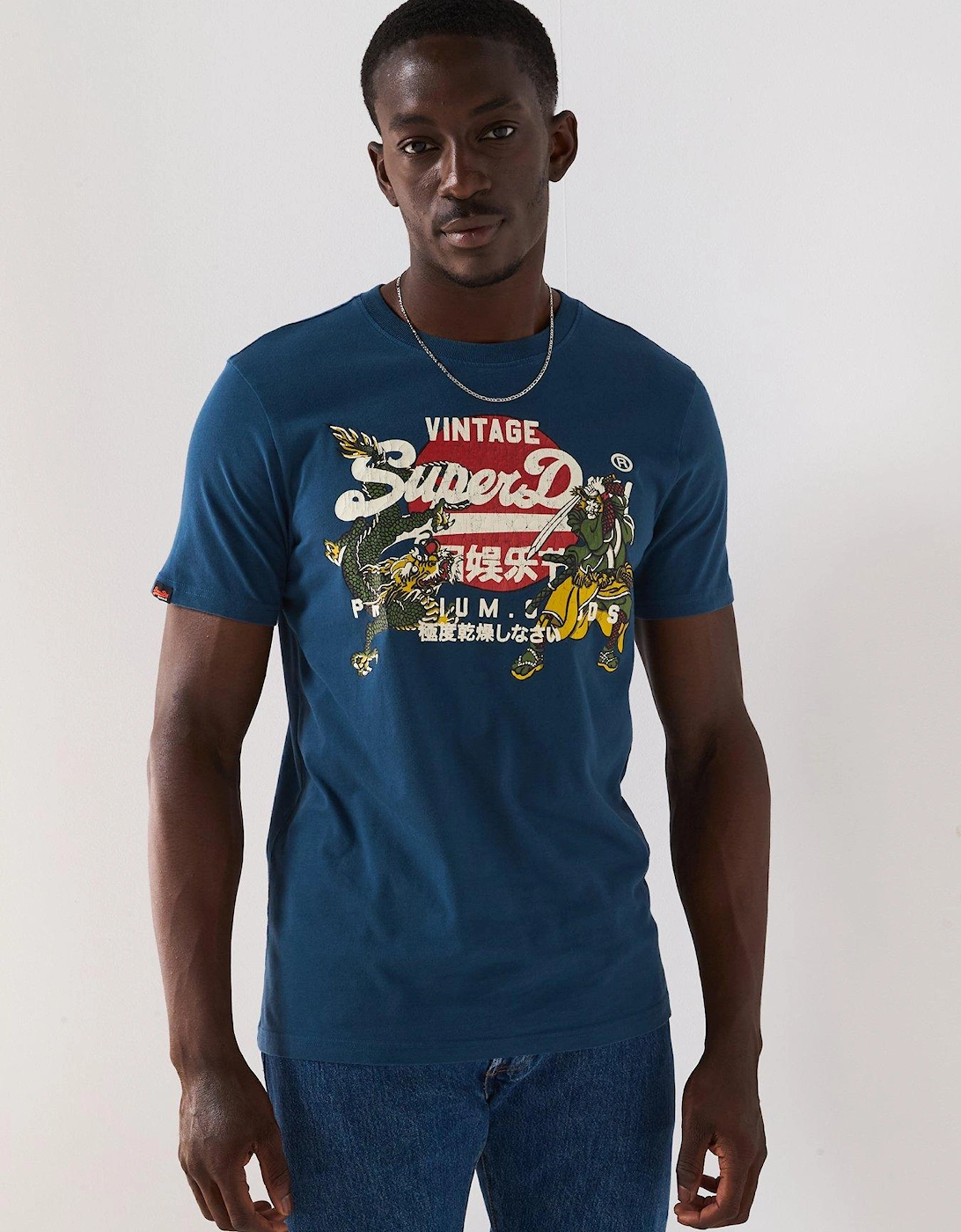 Vl Tokyo Relaxed T-Shirt -Blue, 2 of 1